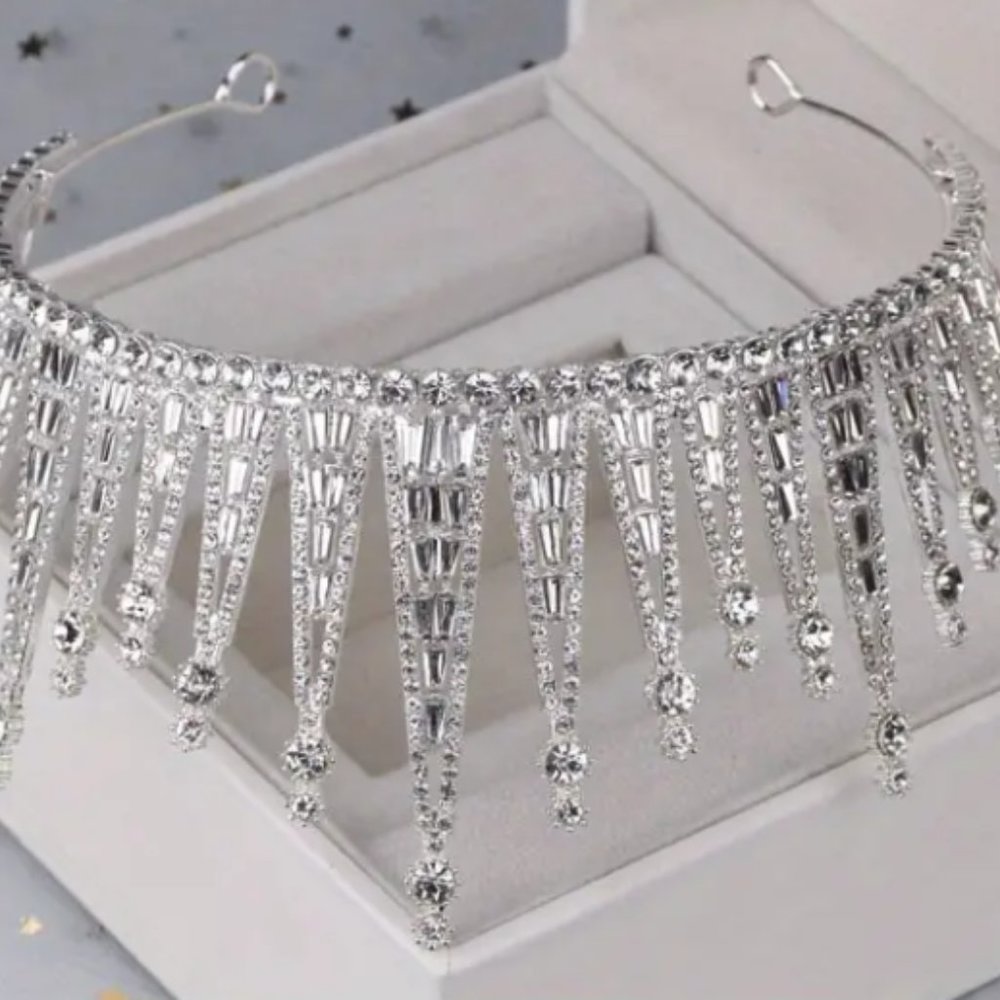 Bridal Crown Rhinestone - Picture 3 of 4